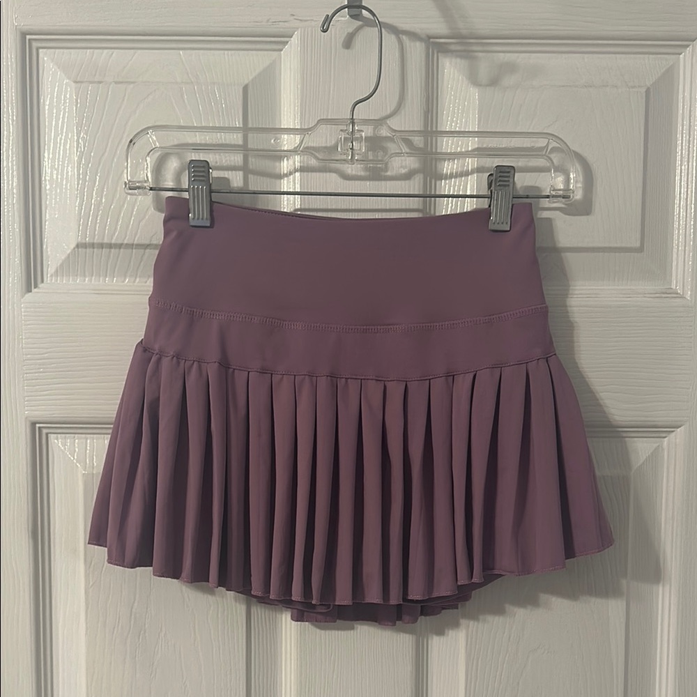 Gold Hinge Pleated Tennis Skirt Size Small